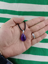 Cargar imagen en el visor de la galería, Colgante Amatista Lagrima Mod. 3
