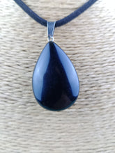 Cargar imagen en el visor de la galería, Colgante Obsidiana Negra Lagrima
