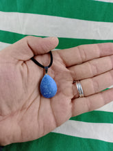 Cargar imagen en el visor de la galería, Colgante Cuarzo Azul Lagrima Mod. 3
