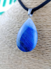 Cargar imagen en el visor de la galería, Colgante Cuarzo Azul Lagrima Mod. 1
