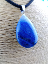 Cargar imagen en el visor de la galería, Colgante Cuarzo Azul Lagrima Mod. 1
