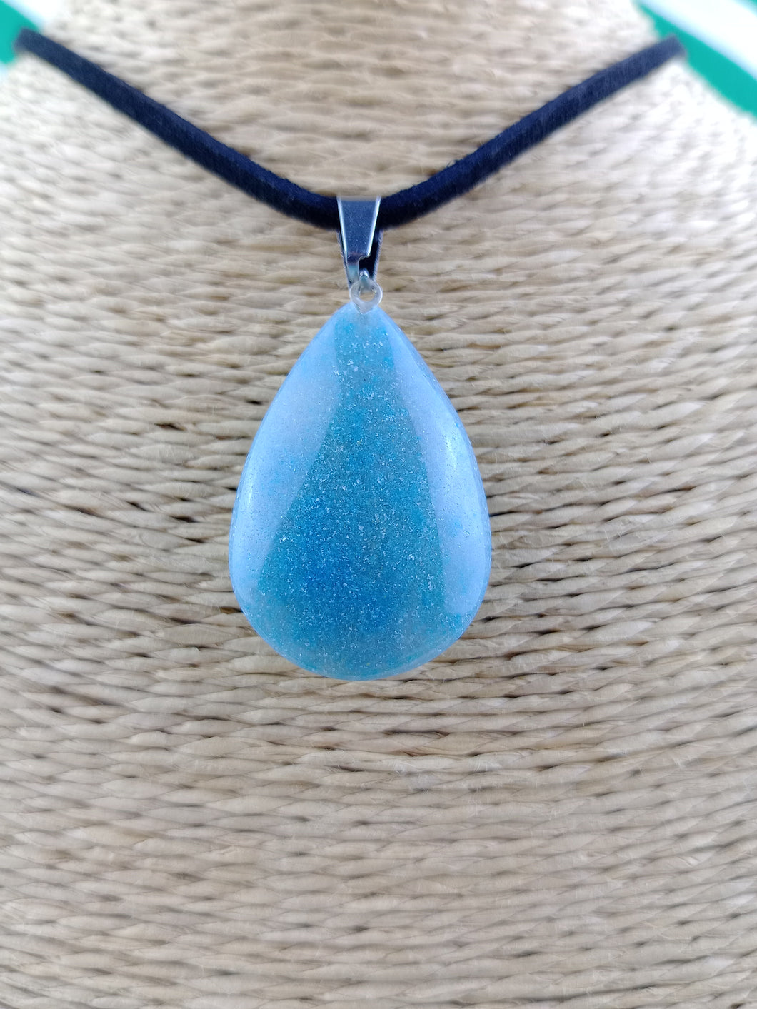 Colgante Cuarzo Azul Lagrima Mod. 2
