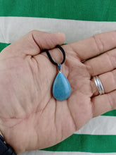 Cargar imagen en el visor de la galería, Colgante Cuarzo Azul Lagrima Mod. 2
