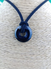 Cargar imagen en el visor de la galería, Colgante Mini Donut Agata Negra

