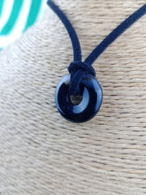 Cargar imagen en el visor de la galería, Colgante Mini Donut Agata Negra
