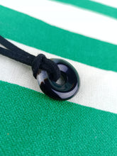 Cargar imagen en el visor de la galería, Colgante Mini Donut Agata Negra
