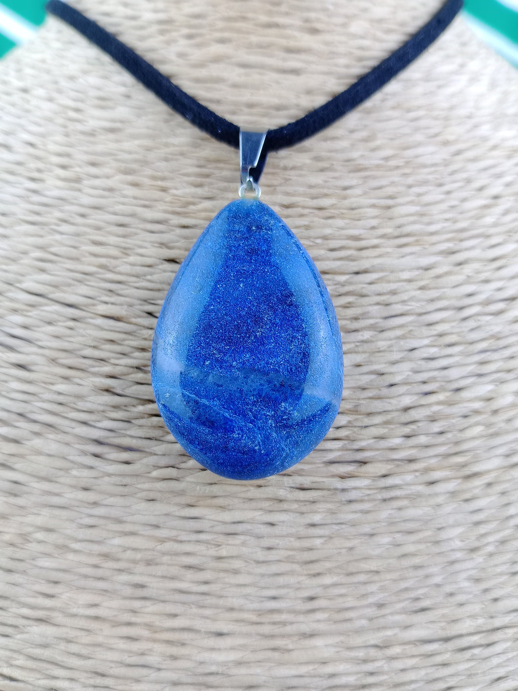 Colgante Cuarzo Azul Lagrima Mod. 4