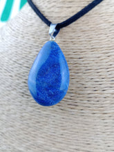 Cargar imagen en el visor de la galería, Colgante Cuarzo Azul Lagrima Mod. 4
