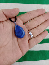 Cargar imagen en el visor de la galería, Colgante Cuarzo Azul Lagrima Mod. 4

