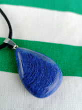 Cargar imagen en el visor de la galería, Colgante Cuarzo Azul Lagrima Mod. 8
