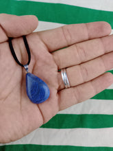 Cargar imagen en el visor de la galería, Colgante Cuarzo Azul Lagrima Mod. 8
