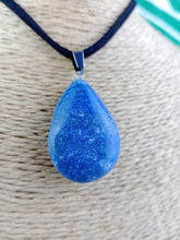 Cargar imagen en el visor de la galería, Colgante Cuarzo Azul Lagrima Mod. 7
