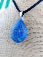 Cargar imagen en el visor de la galería, Colgante Cuarzo Azul Lagrima Mod. 7
