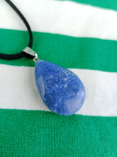 Cargar imagen en el visor de la galería, Colgante Cuarzo Azul Lagrima Mod. 7
