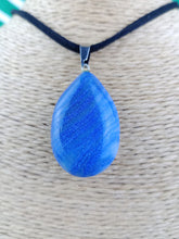 Cargar imagen en el visor de la galería, Colgante Cuarzo Azul Lagrima Mod. 6
