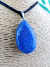 Cargar imagen en el visor de la galería, Colgante Cuarzo Azul Lagrima Mod. 6
