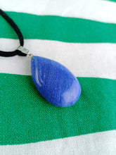 Cargar imagen en el visor de la galería, Colgante Cuarzo Azul Lagrima Mod. 6
