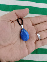 Cargar imagen en el visor de la galería, Colgante Cuarzo Azul Lagrima Mod. 6
