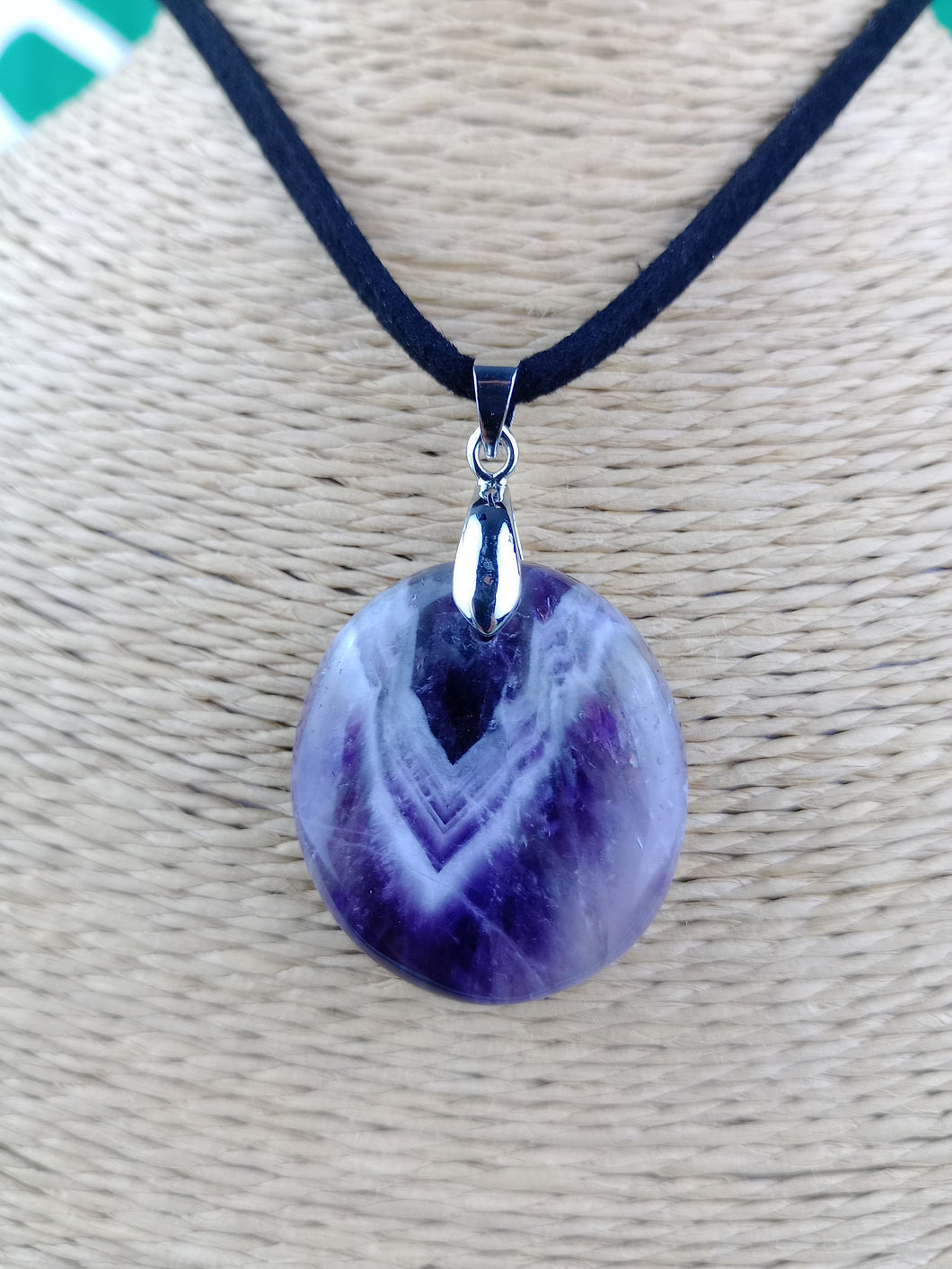 Colgante Amatista Bandeada Mod 3