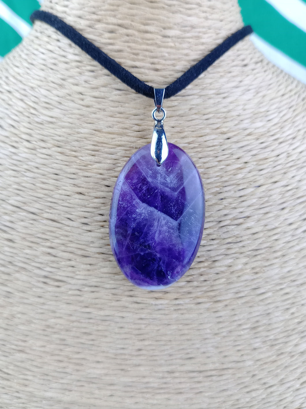 Colgante Amatista Bandeada Mod 1