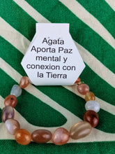 Cargar imagen en el visor de la galería, Pulsera Agata Nuggets
