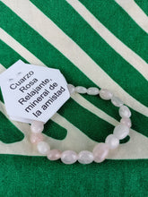 Cargar imagen en el visor de la galería, Pulsera Cuarzo Rosa Nuggets
