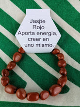Cargar imagen en el visor de la galería, Pulsera Jaspe Rojo Nuggets
