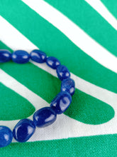 Cargar imagen en el visor de la galería, Pulsera Elástica Aventurina Azul Nuggets
