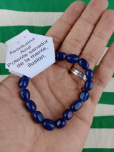 Cargar imagen en el visor de la galería, Pulsera Elástica Aventurina Azul Nuggets
