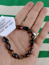 Cargar imagen en el visor de la galería, Pulsera Nuggets Ojo de Tigre Tricolor
