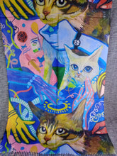 Cargar imagen en el visor de la galería, Pañuelo Gatos Burgues Mod 1
