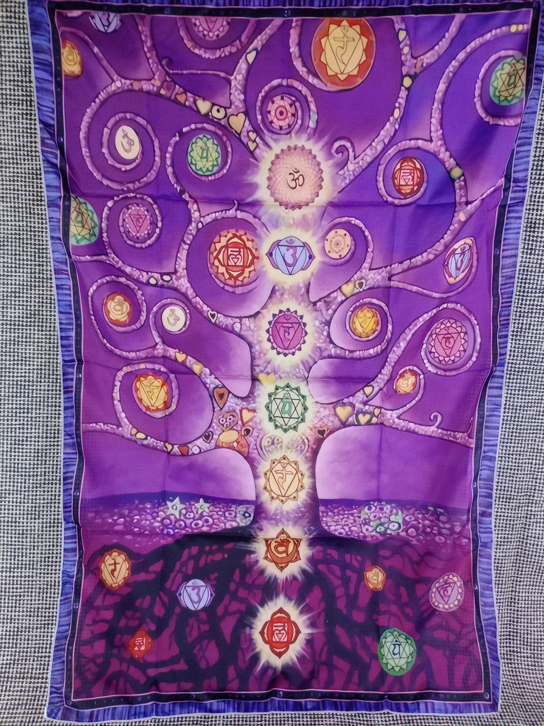 Bandera Arbol de la Vida Morado