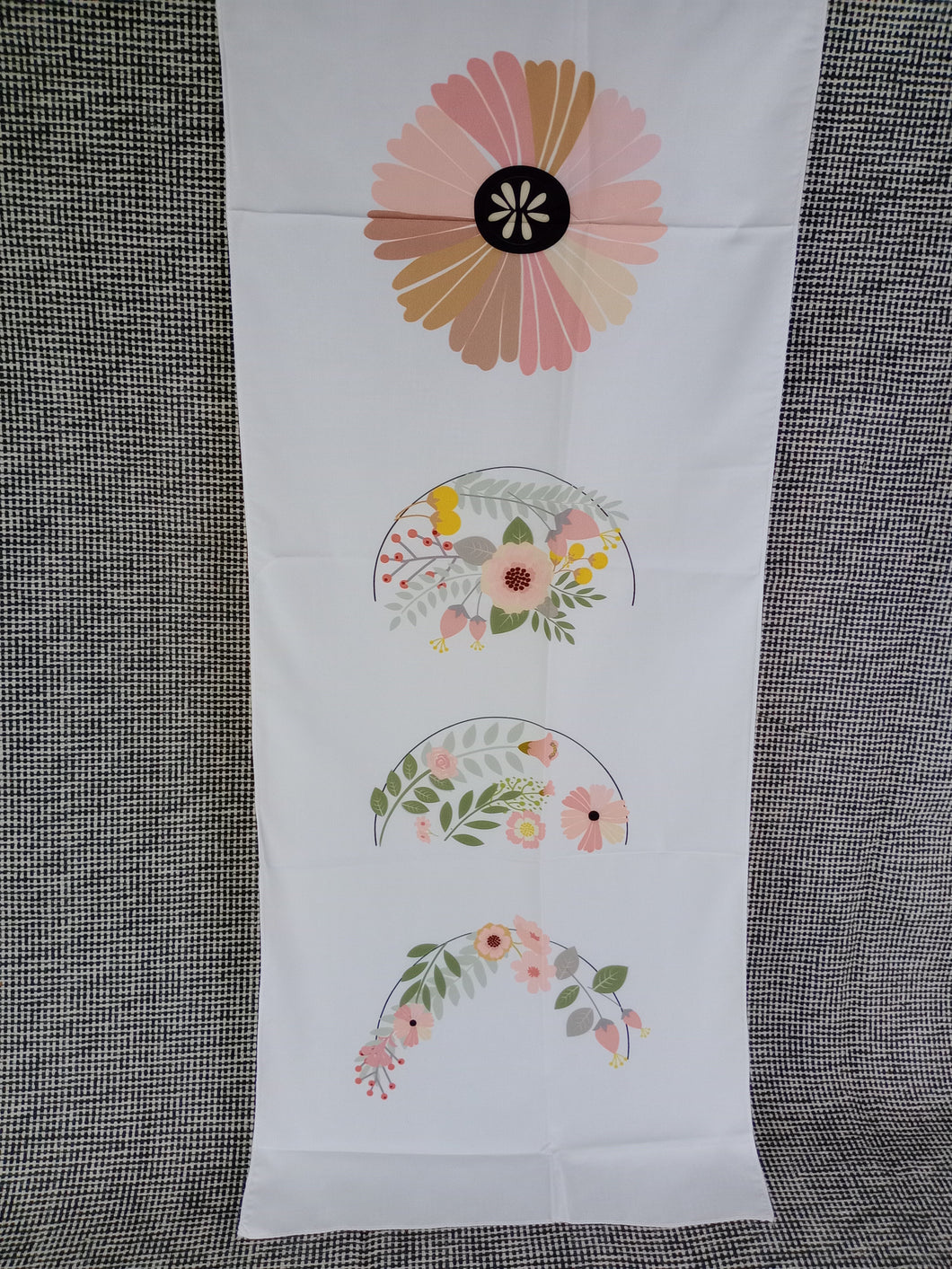 Bandera Fases Lunares Blanca