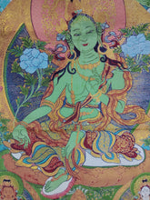 Cargar imagen en el visor de la galería, Tapiz Tara verde
