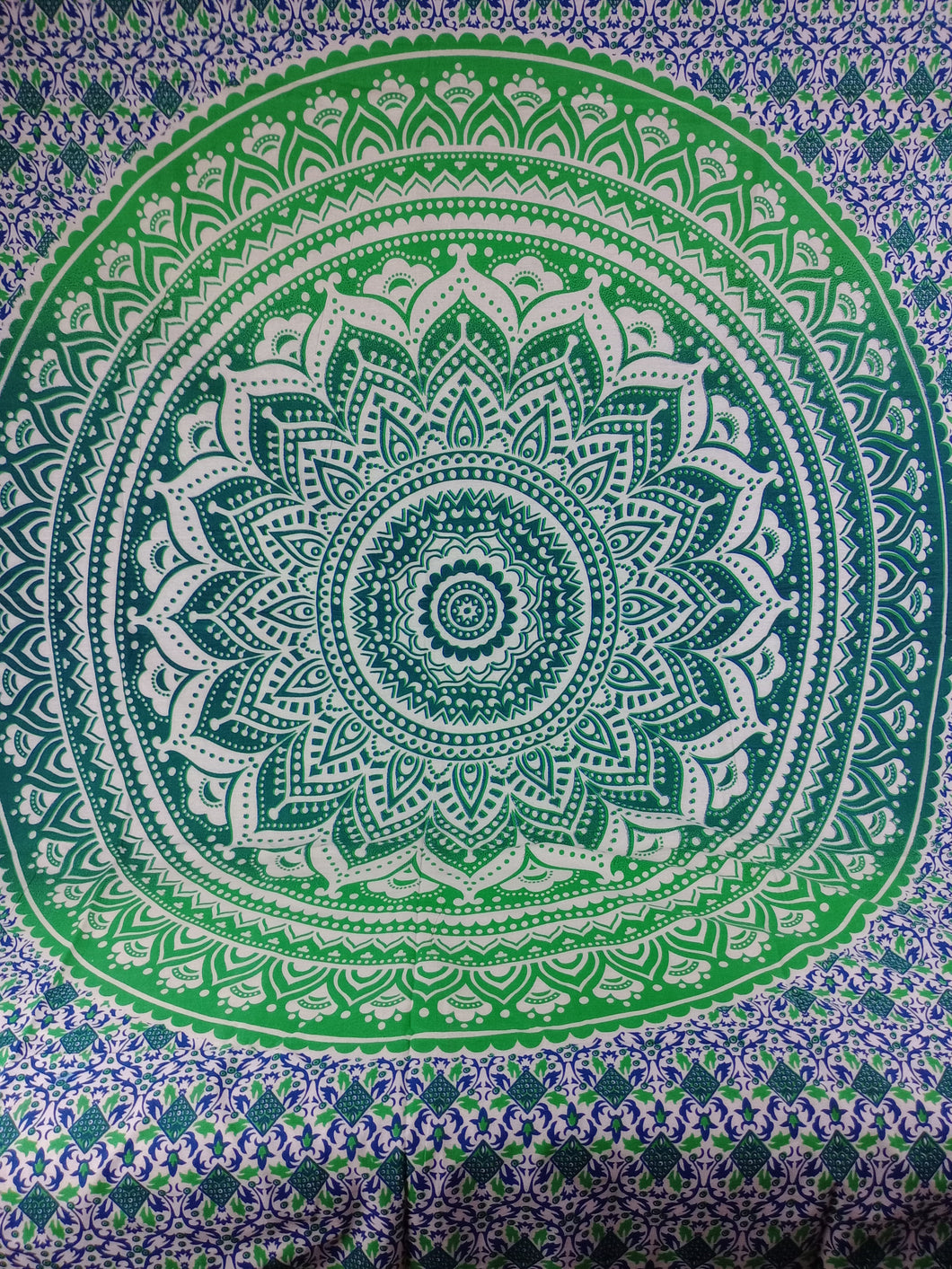 Bandera Mandala Verde