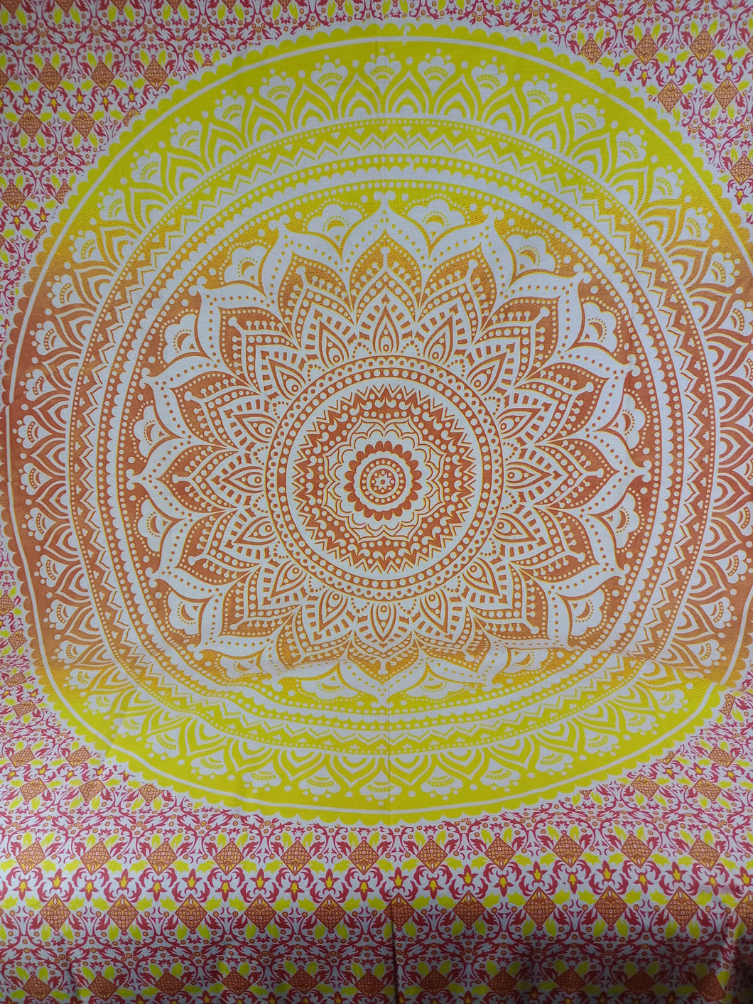Bandera Mandala Amarilla
