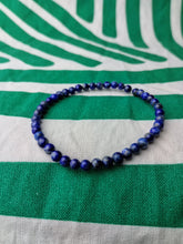 Cargar imagen en el visor de la galería, Pulsera Lapislazuli 4 mm

