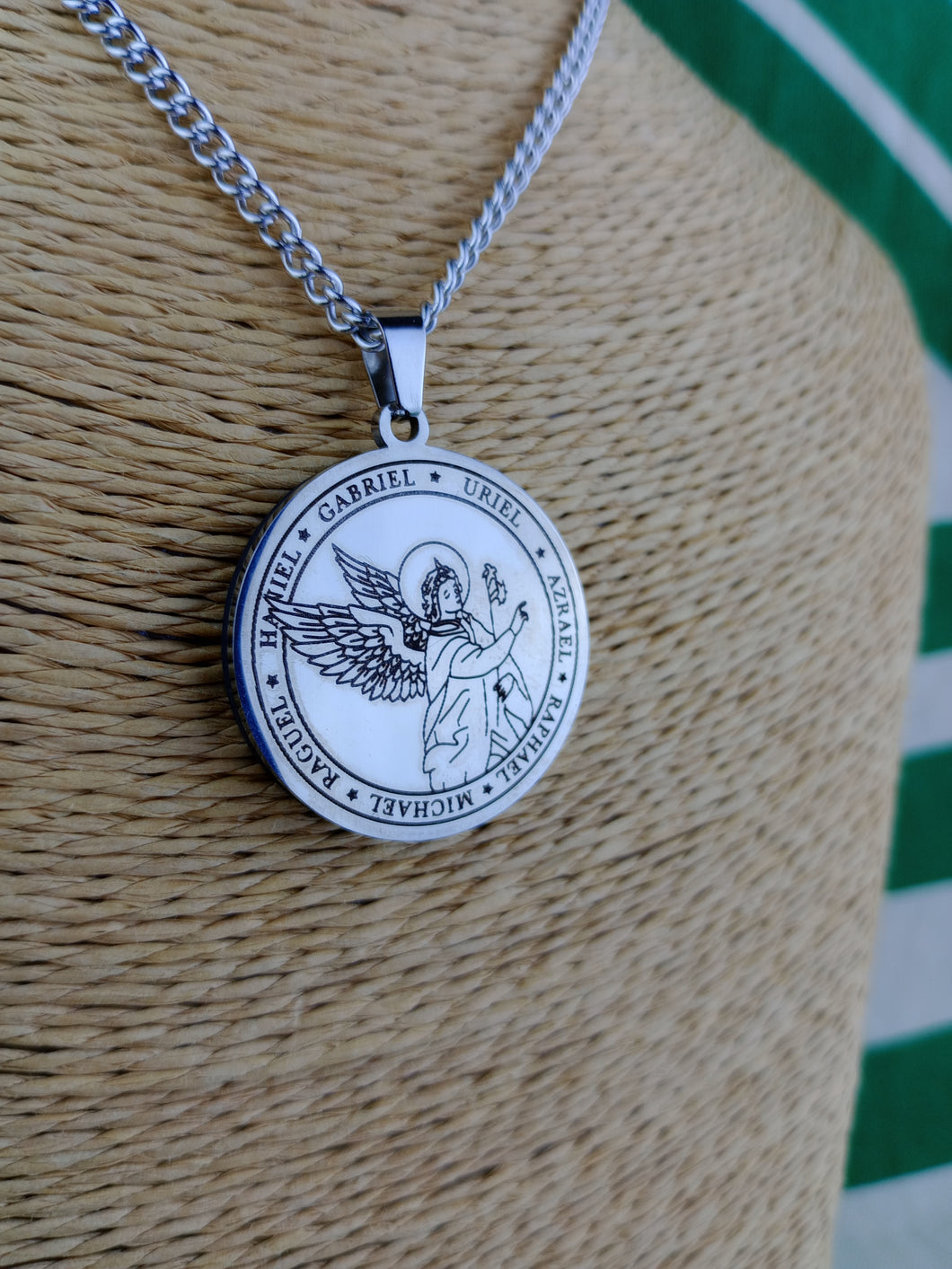 Colgante Shunguita Arcangel Gabriel Acero