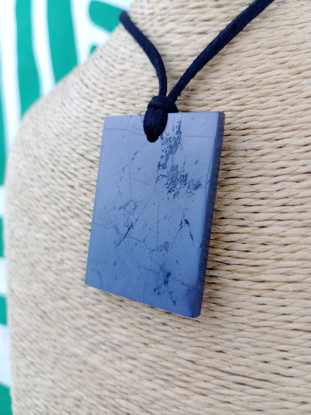 Colgante Shunguita Rectangular