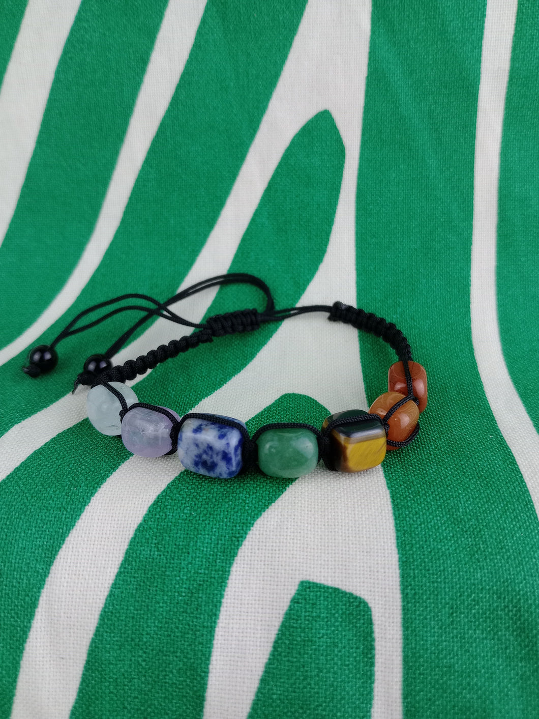 Pulsera Macrame Rodado 7 Chakras