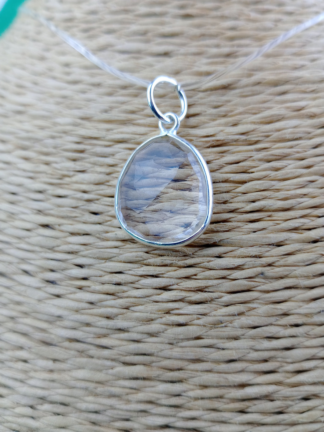 Colgante Cuarzo Plata Mod. 3