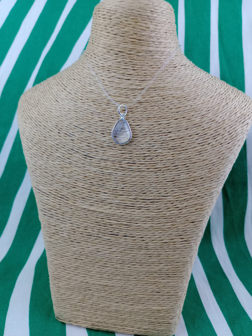 Colgante Cuarzo Plata Mod. 2