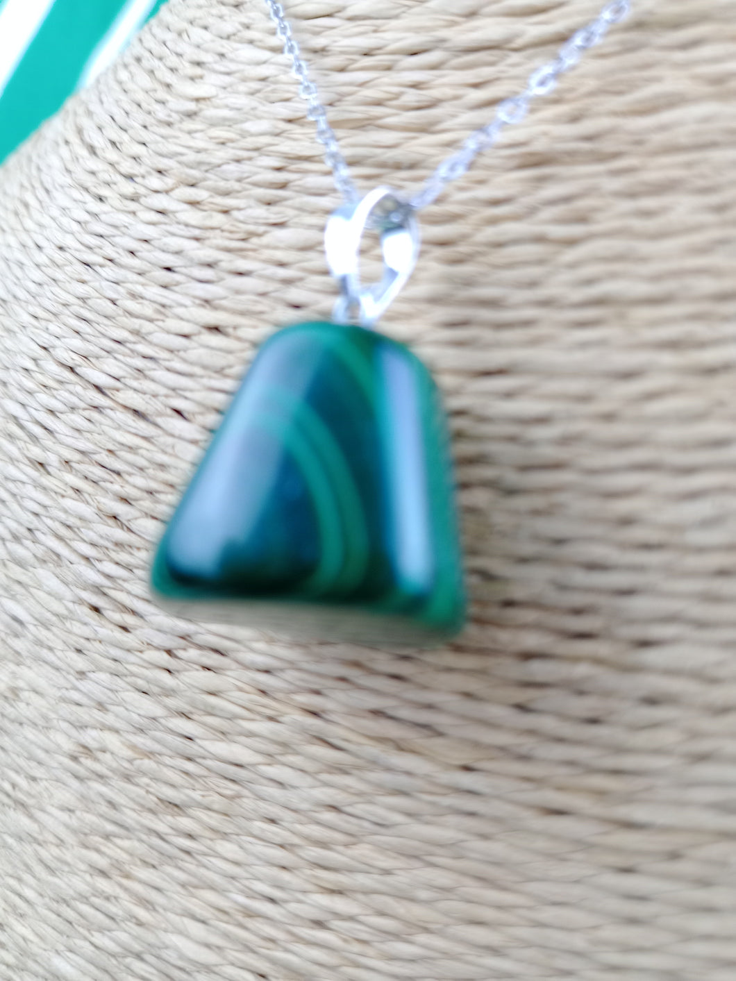 Colgante Malaquita Mod. 7