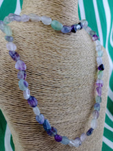 Cargar imagen en el visor de la galería, Collar Fluorita Nuggets Mini 80 cm
