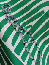 Cargar imagen en el visor de la galería, Collar Fluorita Nuggets Mini 80 cm
