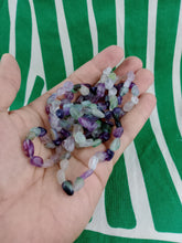 Cargar imagen en el visor de la galería, Collar Fluorita Nuggets Mini 80 cm
