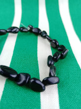 Cargar imagen en el visor de la galería, Pulsera Onix Negro Nuggets Mini
