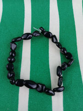 Cargar imagen en el visor de la galería, Pulsera Onix Negro Nuggets Mini
