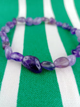 Cargar imagen en el visor de la galería, Pulsera Amatista Nuggets Mini
