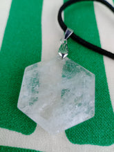 Cargar imagen en el visor de la galería, Colgante Cuarzo Cristal Estrella 6 puntas Mod 1
